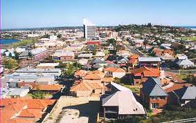 hotel accommodation in Bunbury western Australia - view over Bunbury city